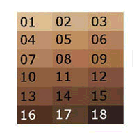 Cartilla de matiz de colores - Guantes